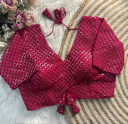 Double sequence blouse