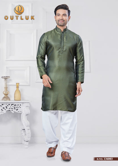 jacquard design kurta pajama set