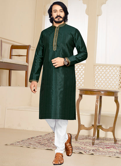 jacquard kurta pajama set